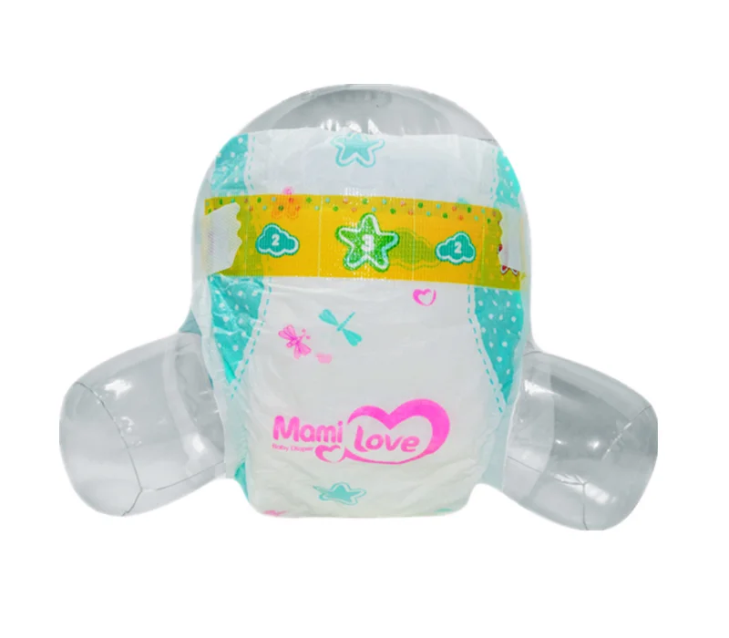Wholesale High absorbent Nappy Disposable Baby Diaper Magic Tape