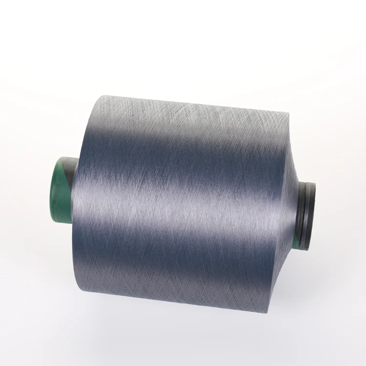150 Denier 144 нить мягкая промежуточная серая пряжа для вязания