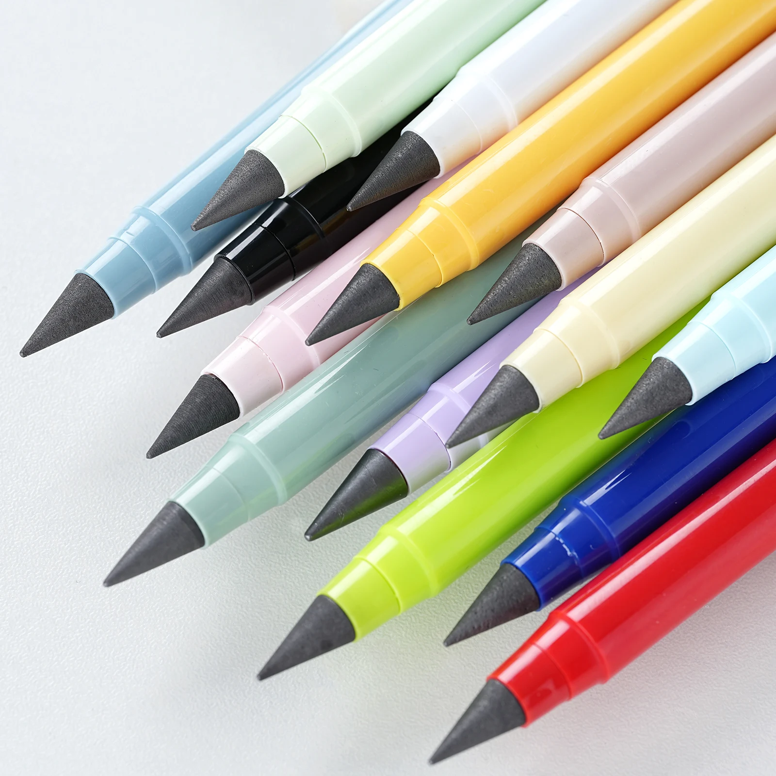 Фабричная вечная ручка для рисования детей 2b Hb без грязных рук Черные Карандаши с ластиком