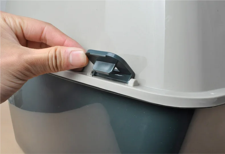 Top Entry Cat Litter Box Large Plastic Cat Toilet Litter Box