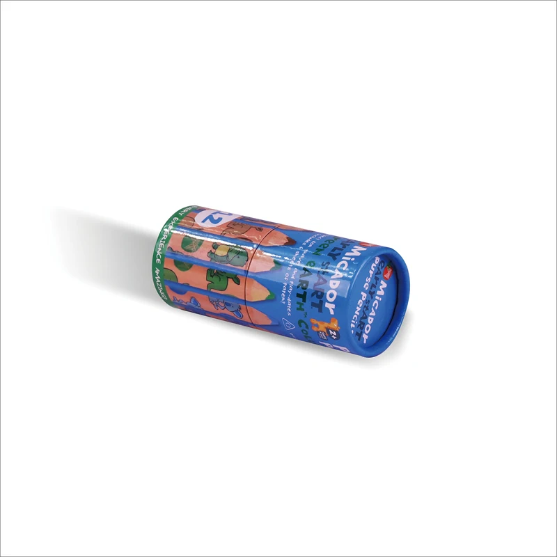 tube paper packing box paper cylinder box mix flowers pattern packaging for candle cylinder