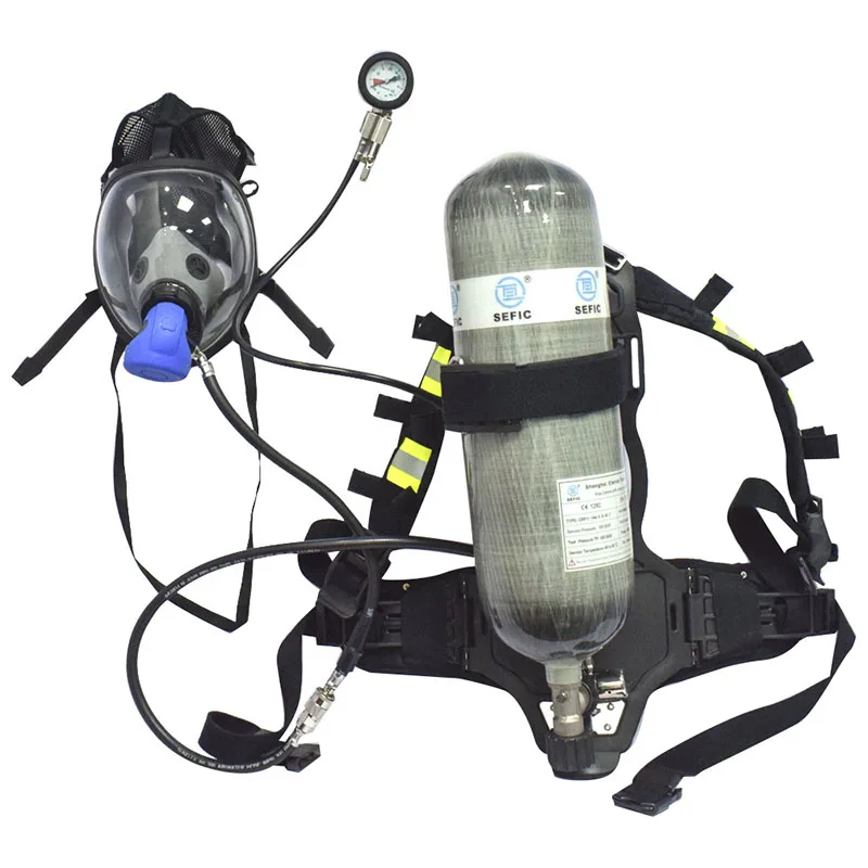 Factory Outlet SCBA Compressor Breathing Carbon Fiber Cylinder Air Supply Breathing Apparatus