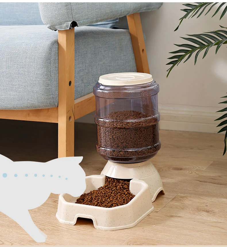 3.8L Dog Bowl Dog Water Dispenser Automatic Feeding Bowls Pet Waterer Feeder Bowl for Dog Cat Large Capacity Cat Water Fountain