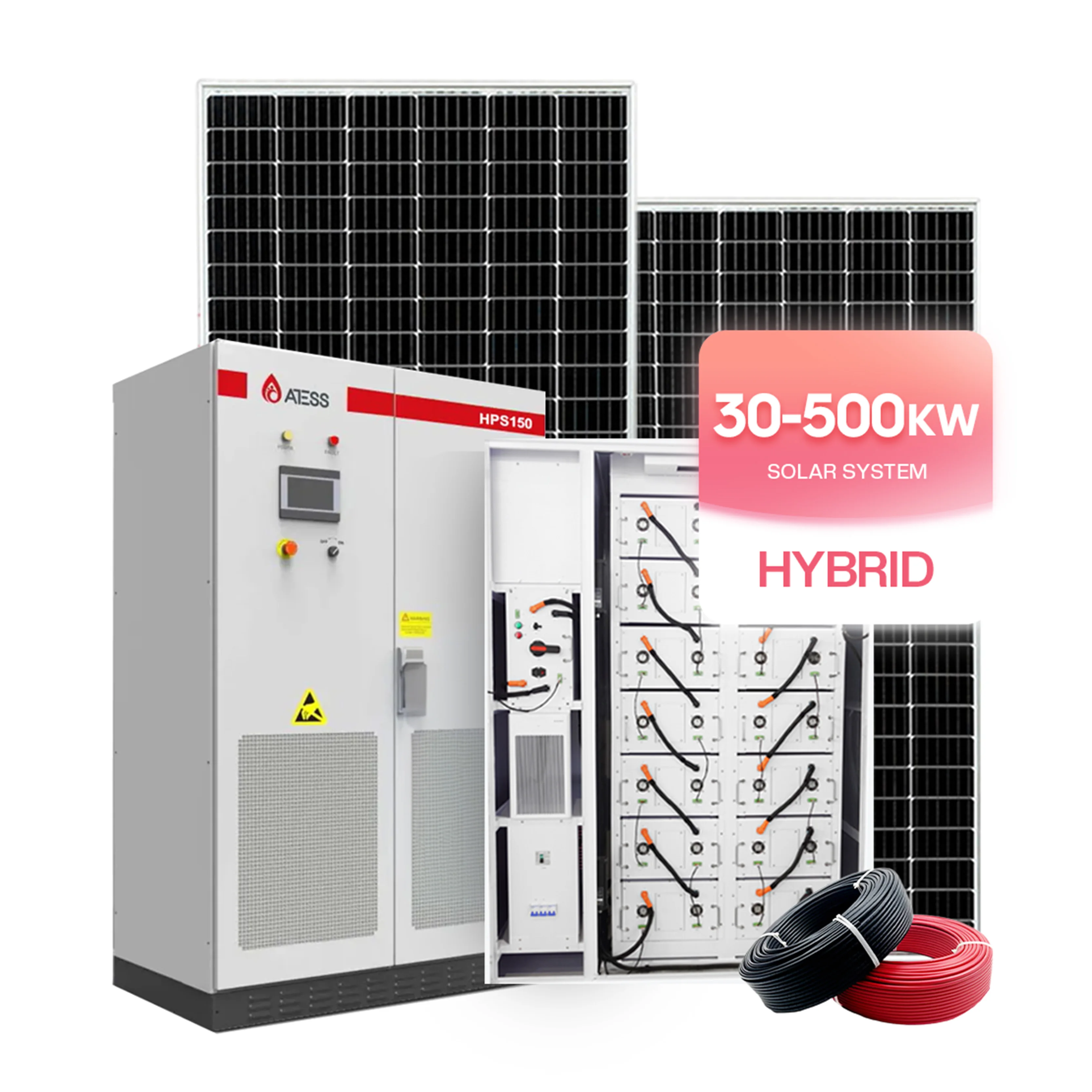 Система солнечной энергии 100 kwh 300 kw 400kwh центр обработки данных Lifepo4 система хранения