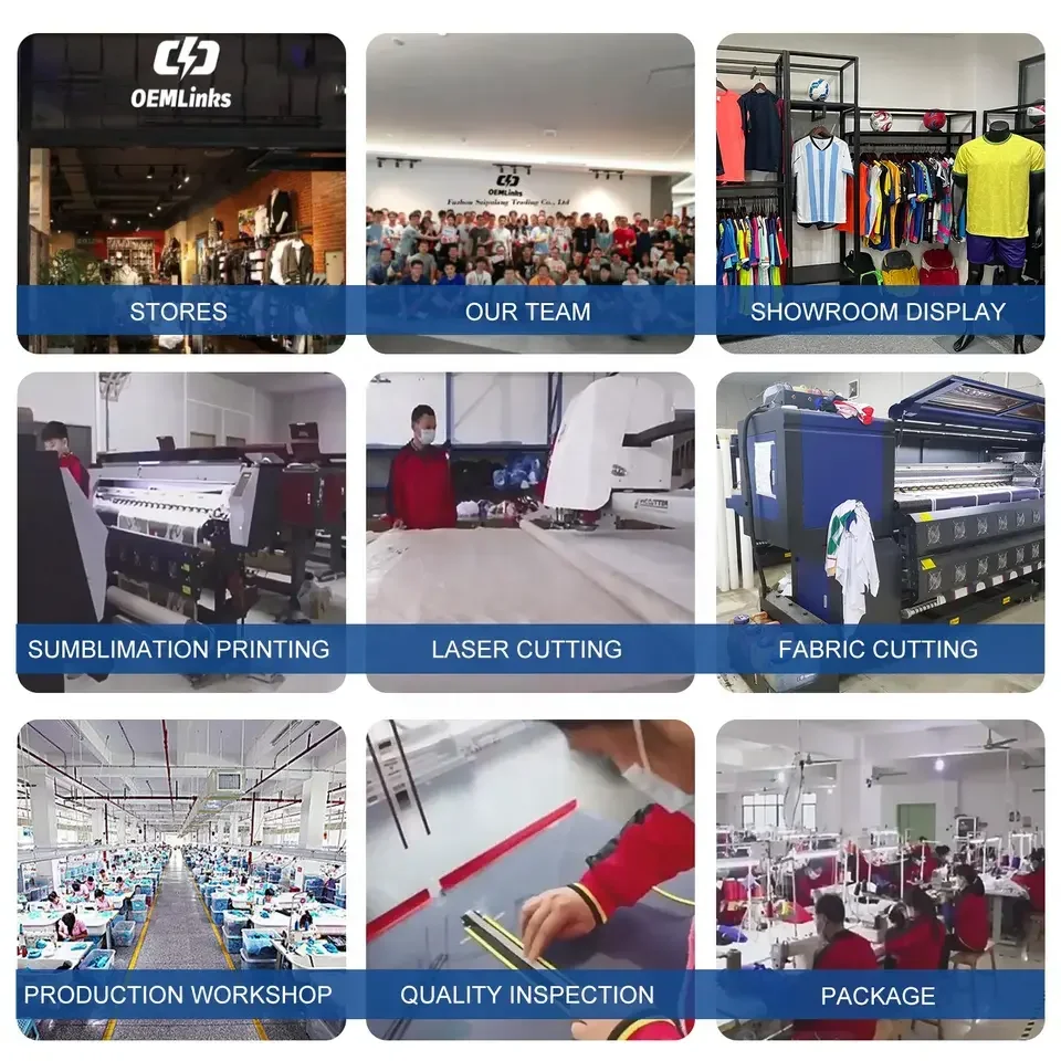 Custom OEM service football jerseys Breathable soccer kit team jerseys soccer clothing football sublimated soccer jerseys