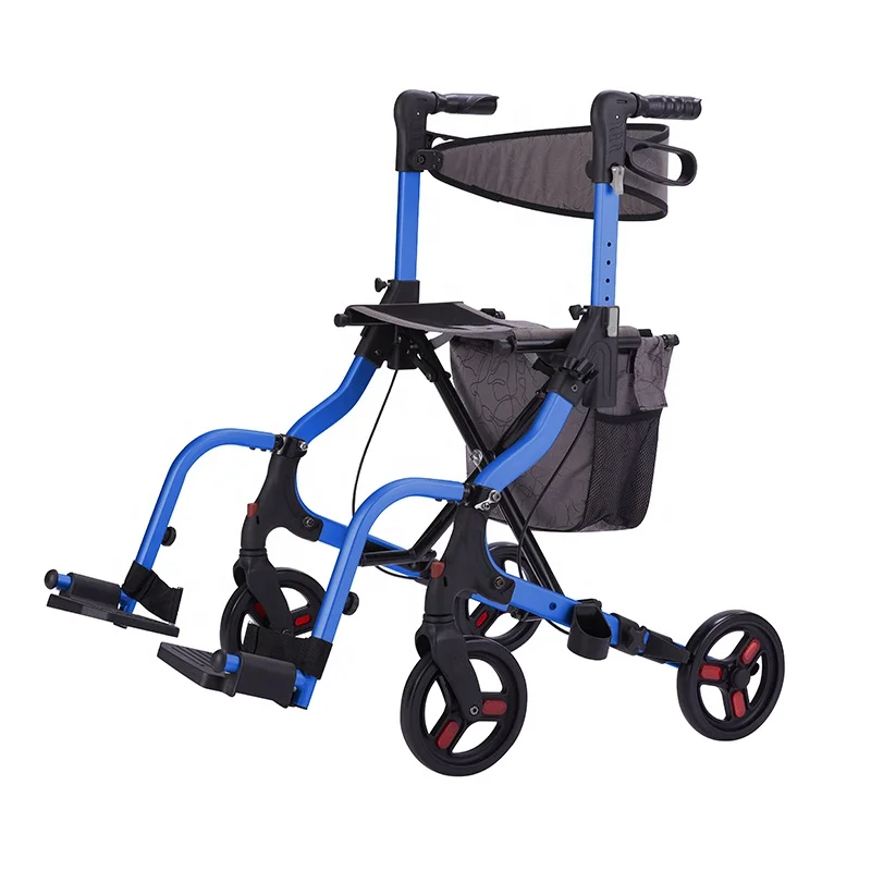 Height Adjustable Wheelchair Handicapped Equipment Medical Walker For Patients
