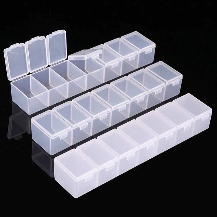 SUNSHING Pill Crusher Cutter Box Medicine Chest Dispenser Reminders Travel Weekly Storage Monthly Pill Box Organizer