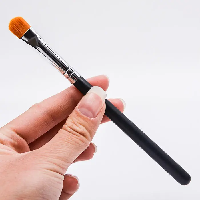 Stock vegan eye shadow brush synthetic Hair concealer makeup brush custom logo eyeshadow brush