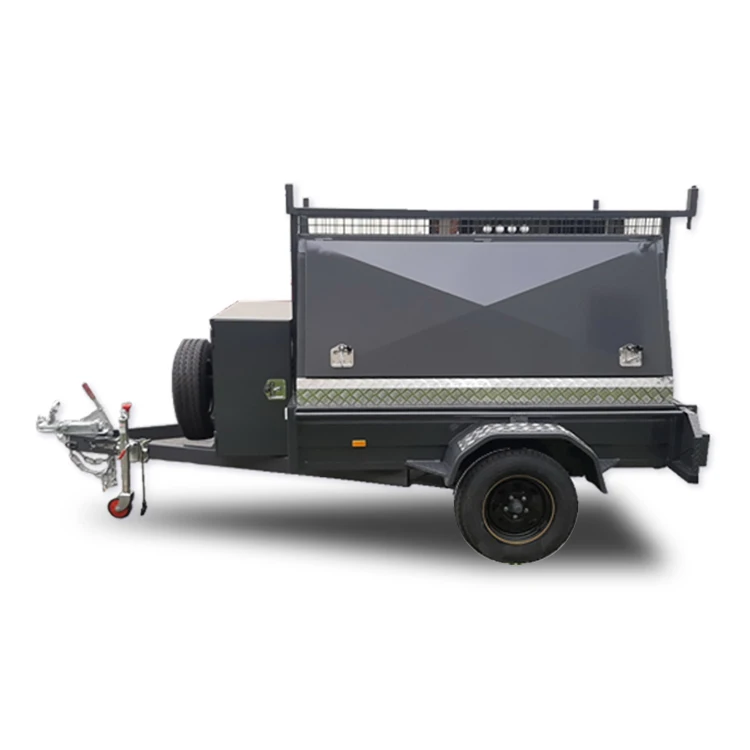 Заказные Одноосные оцинкованные строители трейдерские трейлеры