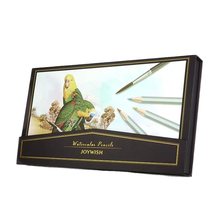 Professional Design 72 Colors School Wooden Colored Pencil Gift Boxes Set