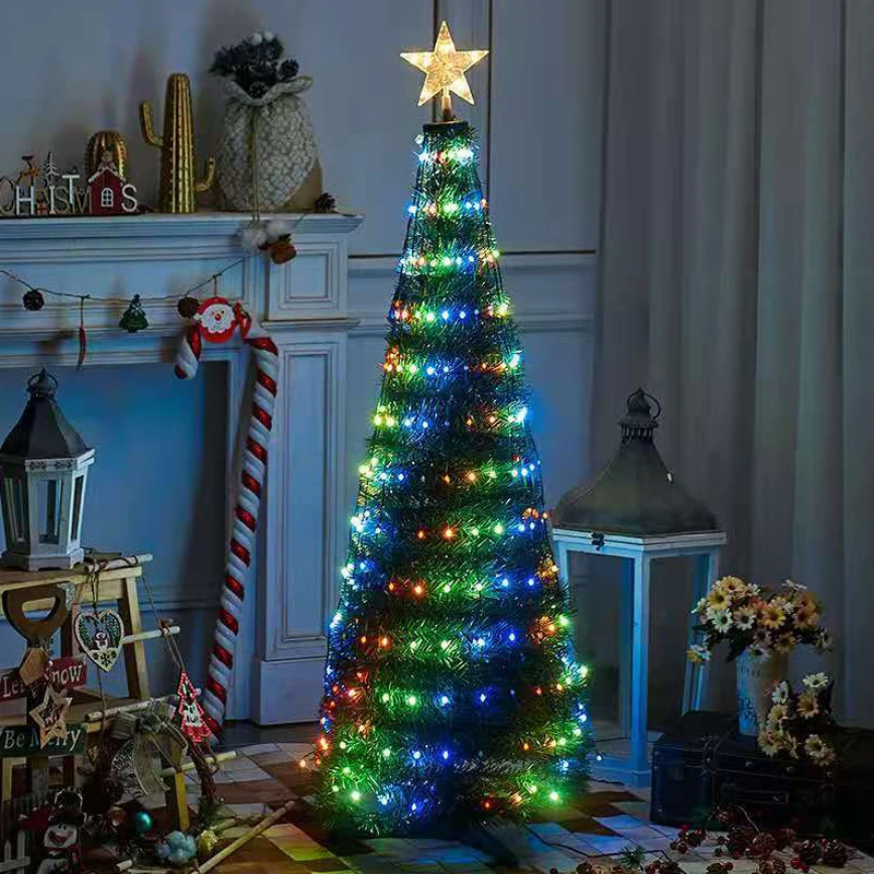  New LED Christmas tree with RGB color remote