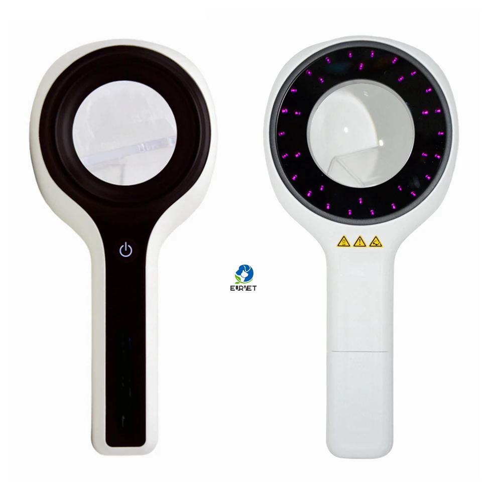 EUR VET Best Selling Woods Lamp Facial Analyzer Face Skin Test Machine Skin Moisture Detector Equipment Lamp Light Tester