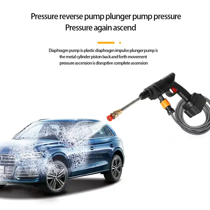 Wireless Car Washer Cleaning Machine Portable High Pressure 24V Car Wash Water Gun Car Wash Cleaning Machine