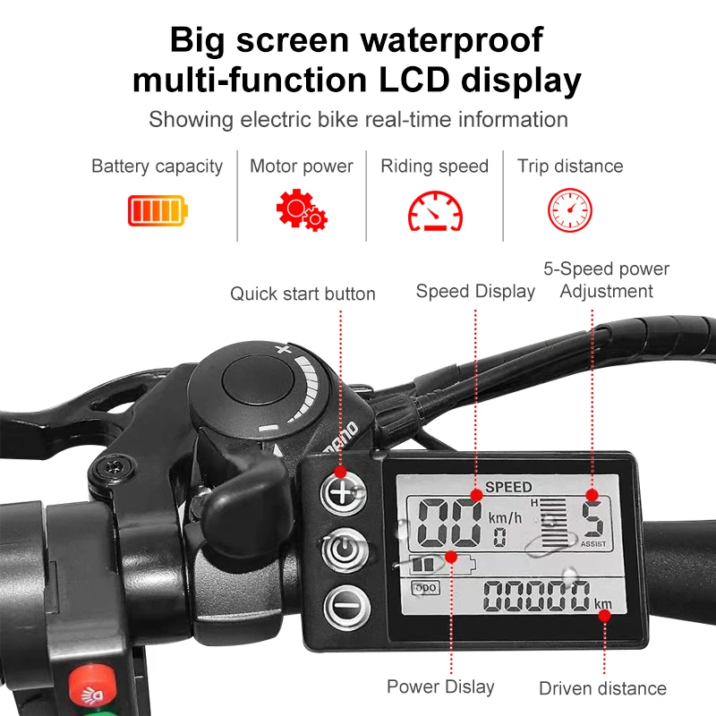 High Quality Bike Mountain Fat Tire electric bicycle 1000W 48v electric bike Good Price Ebike Electric Bicycle