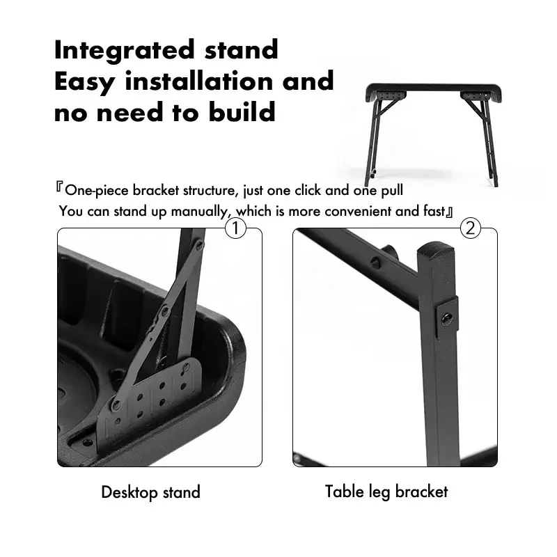 hot sell Outdoor Furniture  Camping Aluminum PE Folding Table Camping Table chair set Portable Picnic