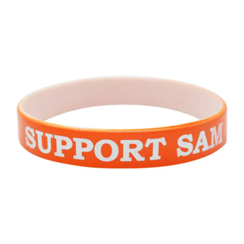 
New hot selling personalized and durable silicone bracelet silicone wristband 