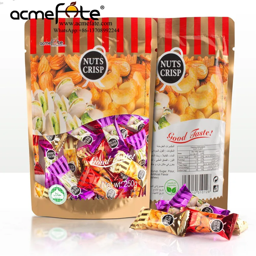 Китайские орехи, хрустящие конфеты, розничная упаковка с сертификатом Halal
