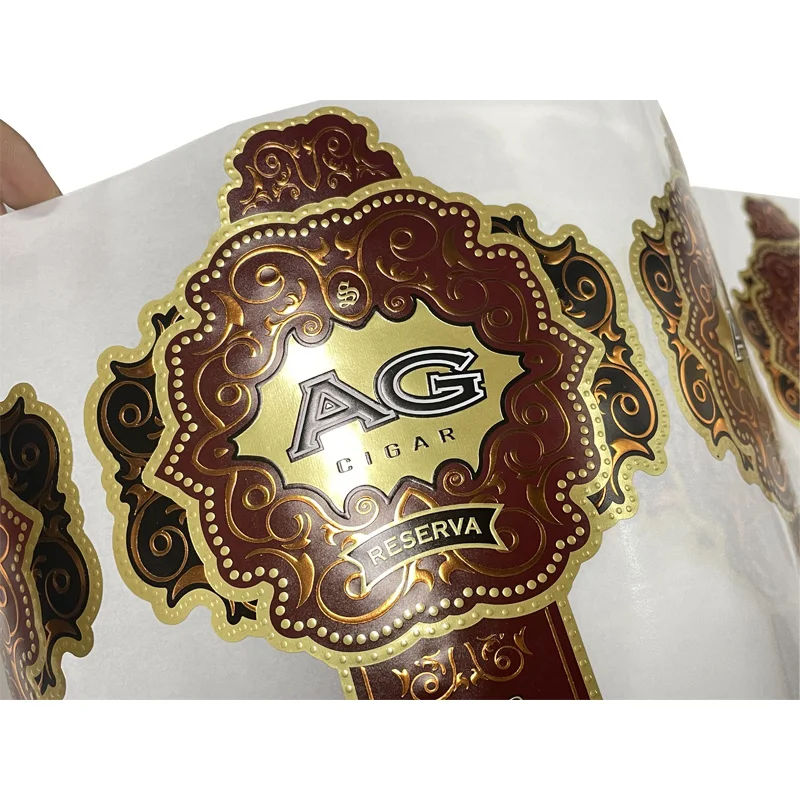 Customized Holographic PVC UVproof Adhesive Sticker Private Anti-Fake Label for Cosmetics Digital Printing Packaging