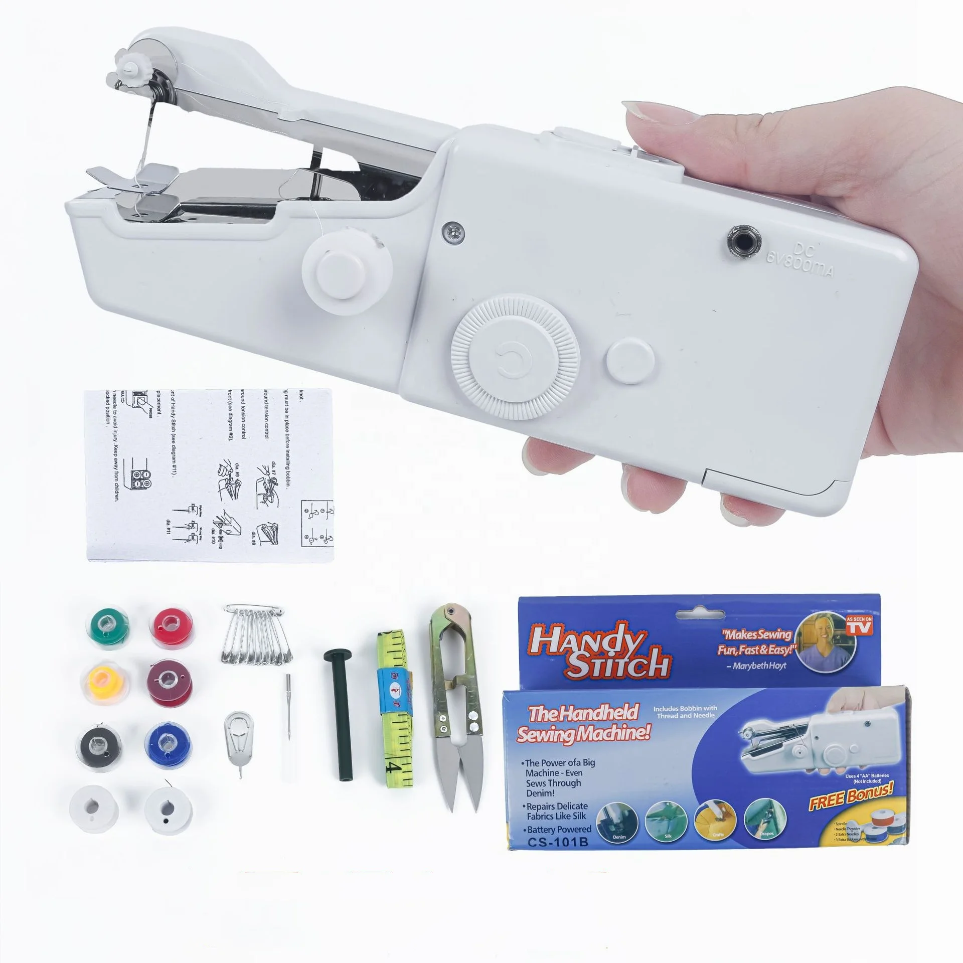 Best-selling Handheld Portable Electric Sewing Machine Mini Sewing Machine Handy Stitch Household Accessories