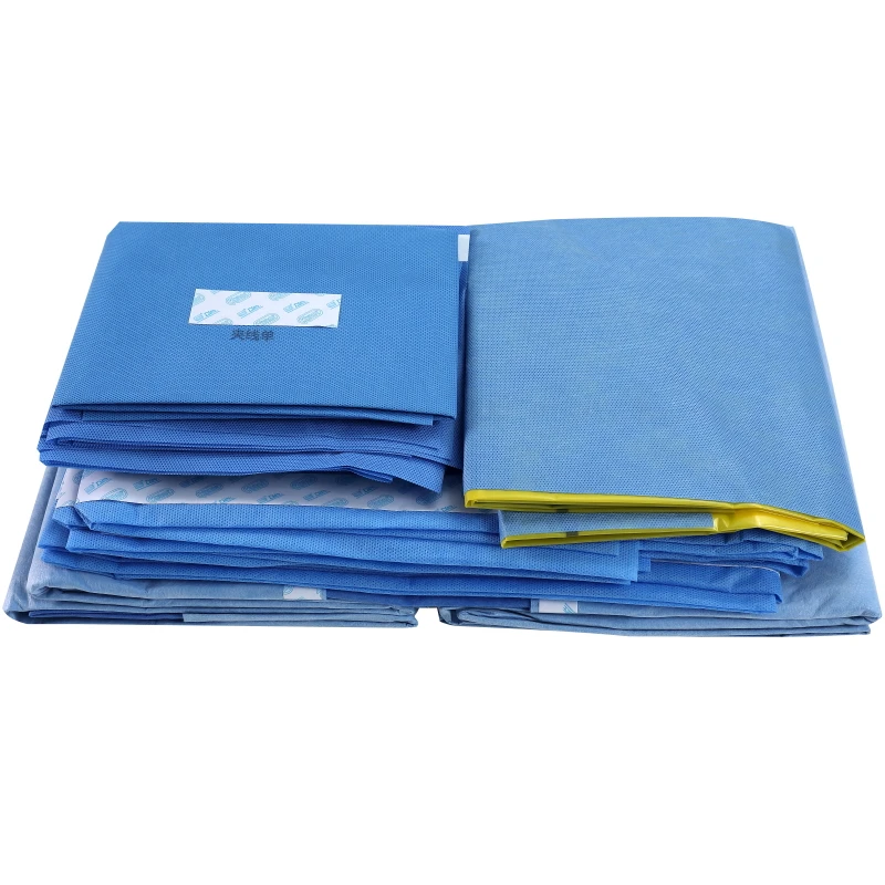 Individual packing sterile disposable sterile surgical lap drape packs