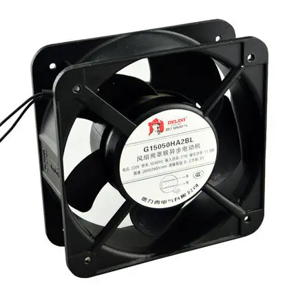 DELIXI AC220/DC24 катушечное напряжение алюминиевый сплав/пластик промышленный осевой вентилятор охлаждения импортный подшипник