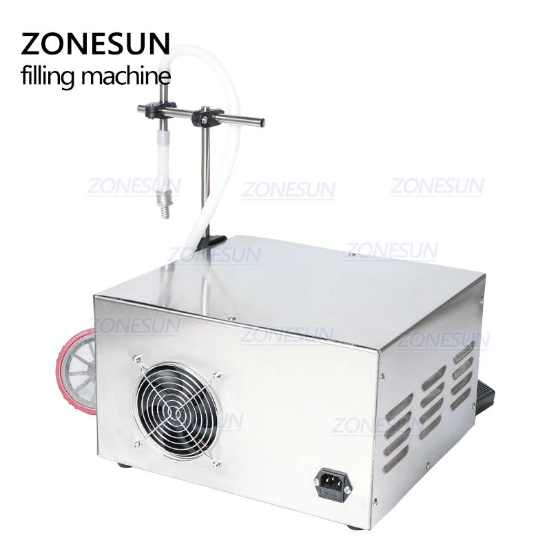 ZONESUN GZ-GFK17B Semi Automatic Filling Machine Laundry Cooking Oil Water Juice Milk Liquid Bottle Filling Machine