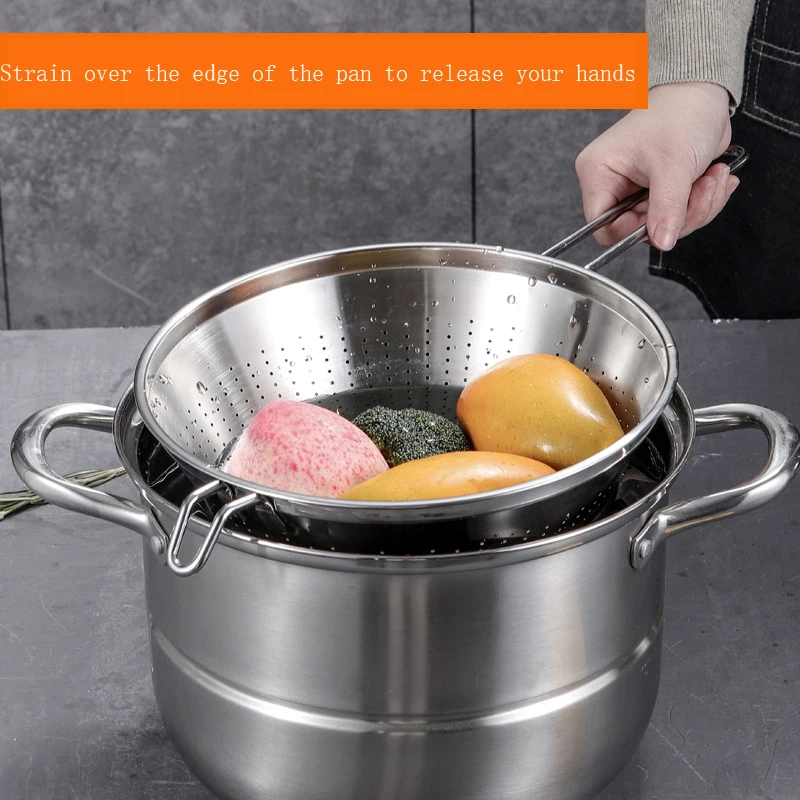 Stainless steel kitchen conical funnel filter juice soy milk filter liquid conical drain colander