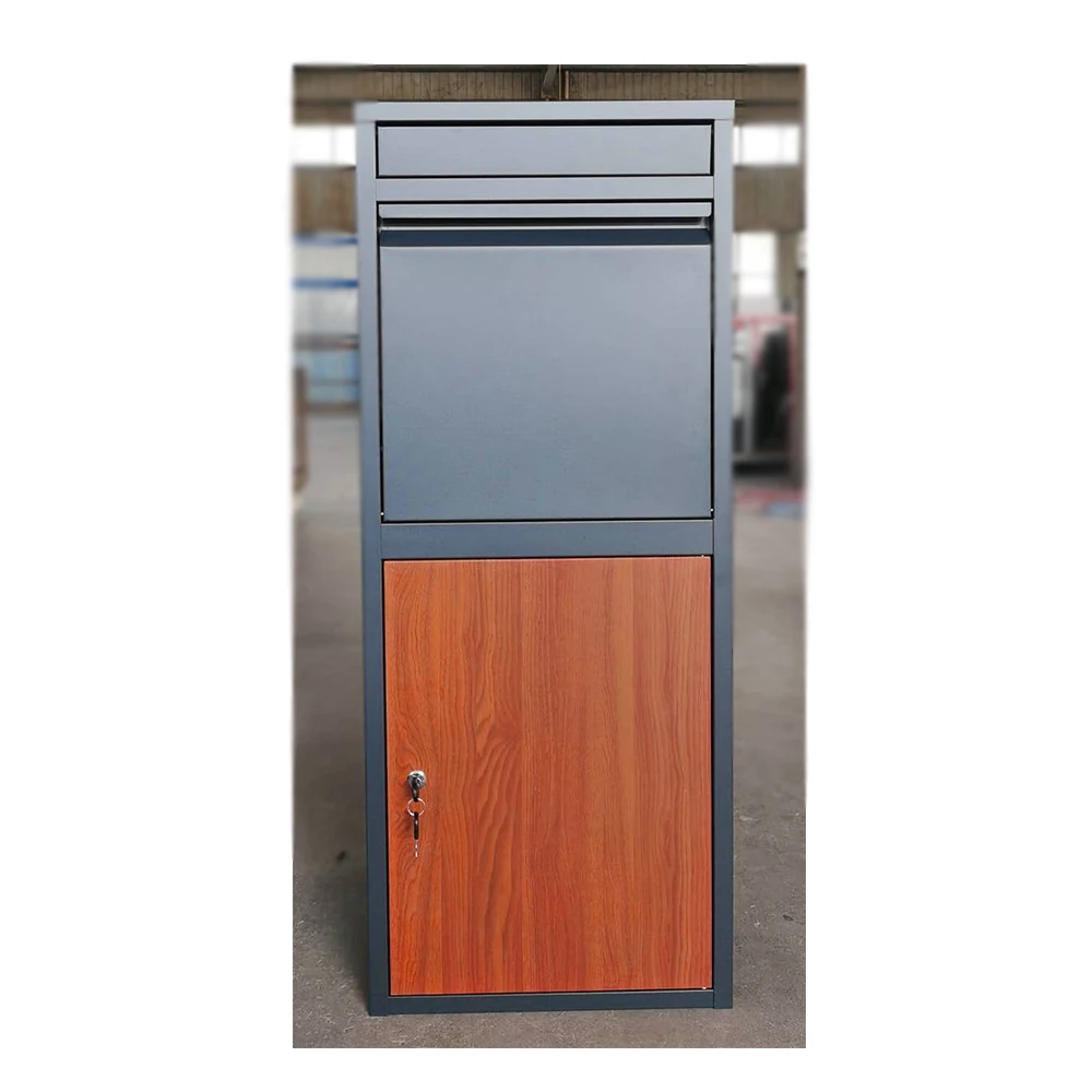 wall mounted  package delivery newspaper  express post drop box iron letter box mailbox outdoor metal parcel box