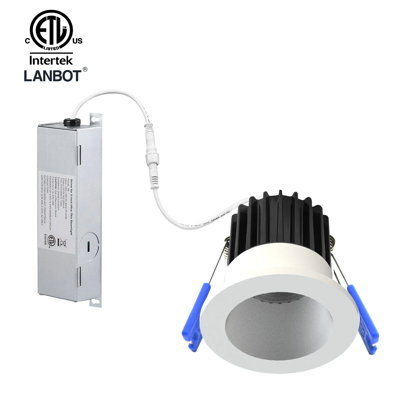 Lanbot jason remodel/new construction 2 Inch LED Recessed Ceiling Downlight with 5cct junction box