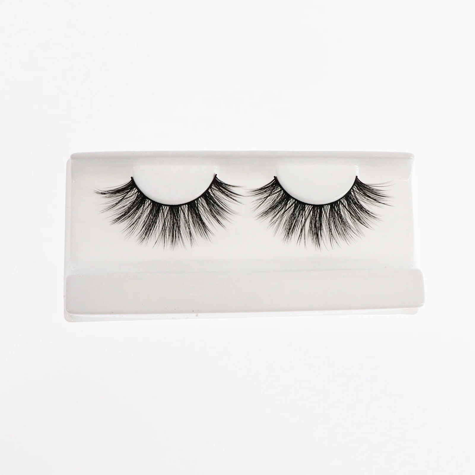 Light Weight Strip Eyelash Private Label Packaging Wispy Style Soft 3D Faux Mink Eyelashes