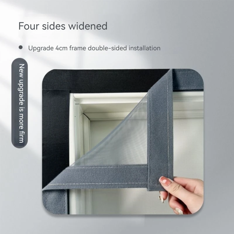 Easy To Install Magnetic Door Curtain Anti Mosquito Mesh With Strong Magnet Anti Insect Door Curtain