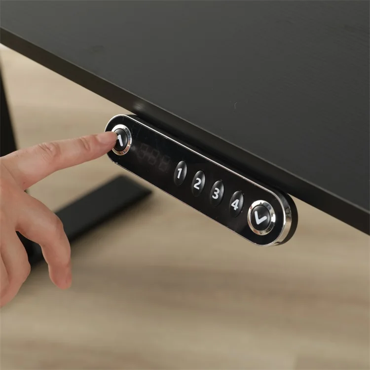 48inch 55inch 59 inch customized  size four memory buttons smart steel office stand up desk computer workstation