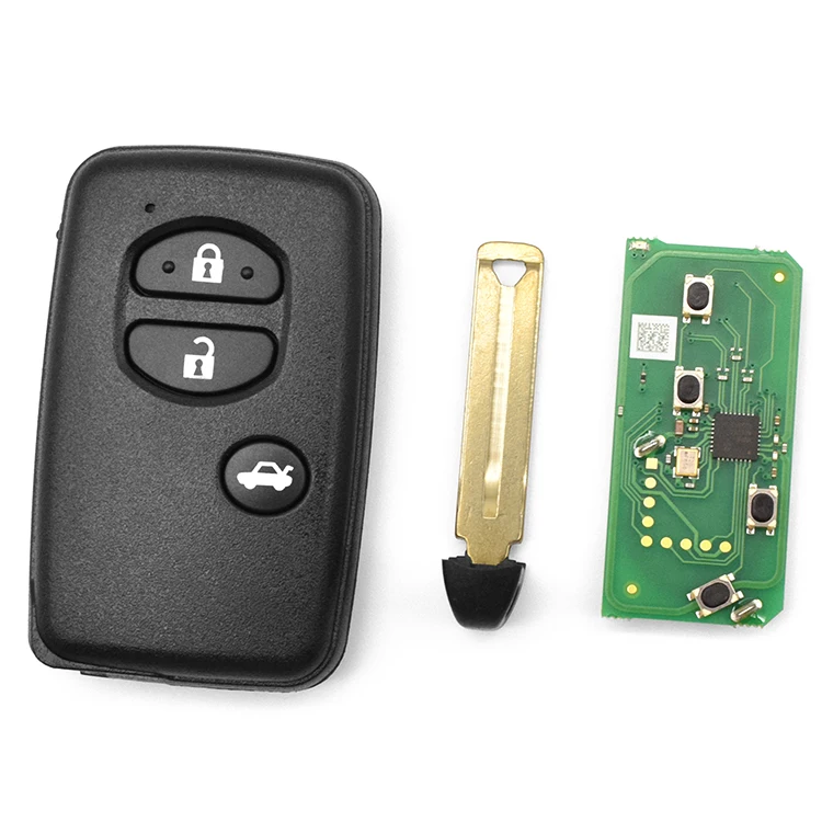 XSTO03EN Xhorse XM38 Universal Smart key for T-oyota VVDI 4D smart key with 3 buttons key shell