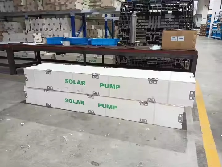 3HP 185 Meters Head Solar Water Pump AC+DC 7m3/h High Flow Submersible Water Pumps Deep Well System For Agriculture Irrigation