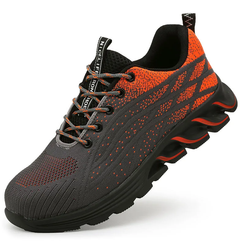 Factory Price Smashing Puncture-Proof Lightweight Man Steel Toe Safety Shoes