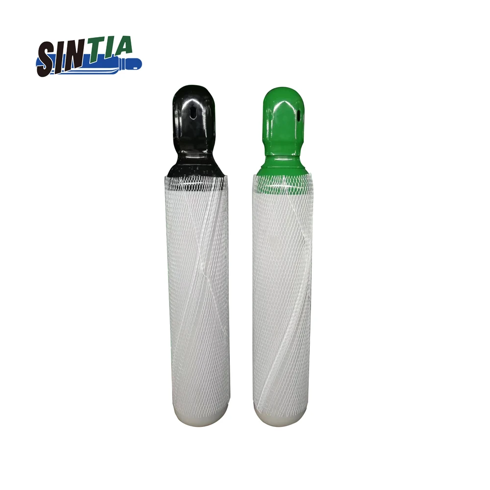 Factory Price High Pressure 5L 8L Oxygen Cylinder Acetylene Gas Cylinder Steel Gas Cylinder With Valve
