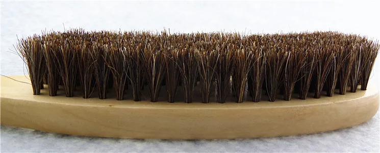 Horsehair Brush Wooden Handle Cleaning Brush For Furniture Clothes Coat Suit Lint Clothe Soft Polishing Tool Car Seat Cloth Care