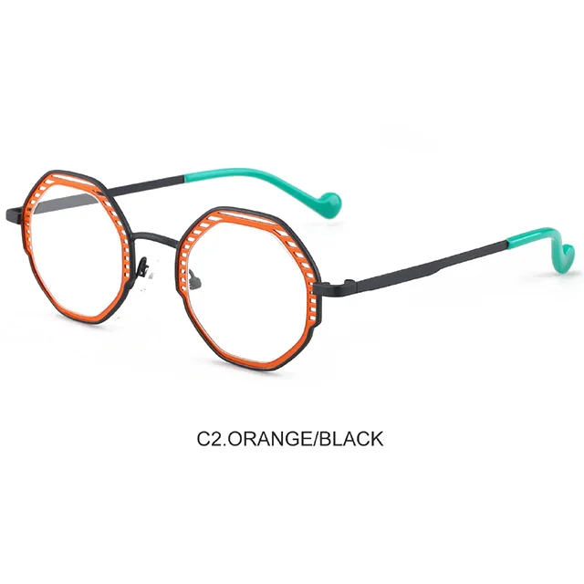 fashion 2023 colorful  new metal eye glass frame optical glass
