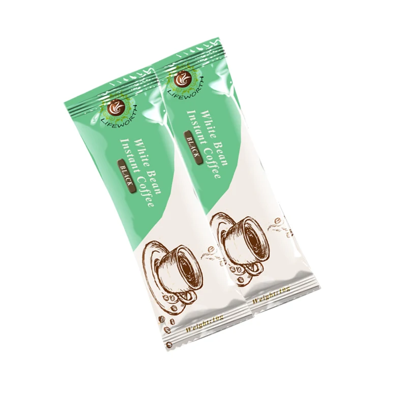 Lifeworth, белая зерна, мгновенный черный кофе, тонкий