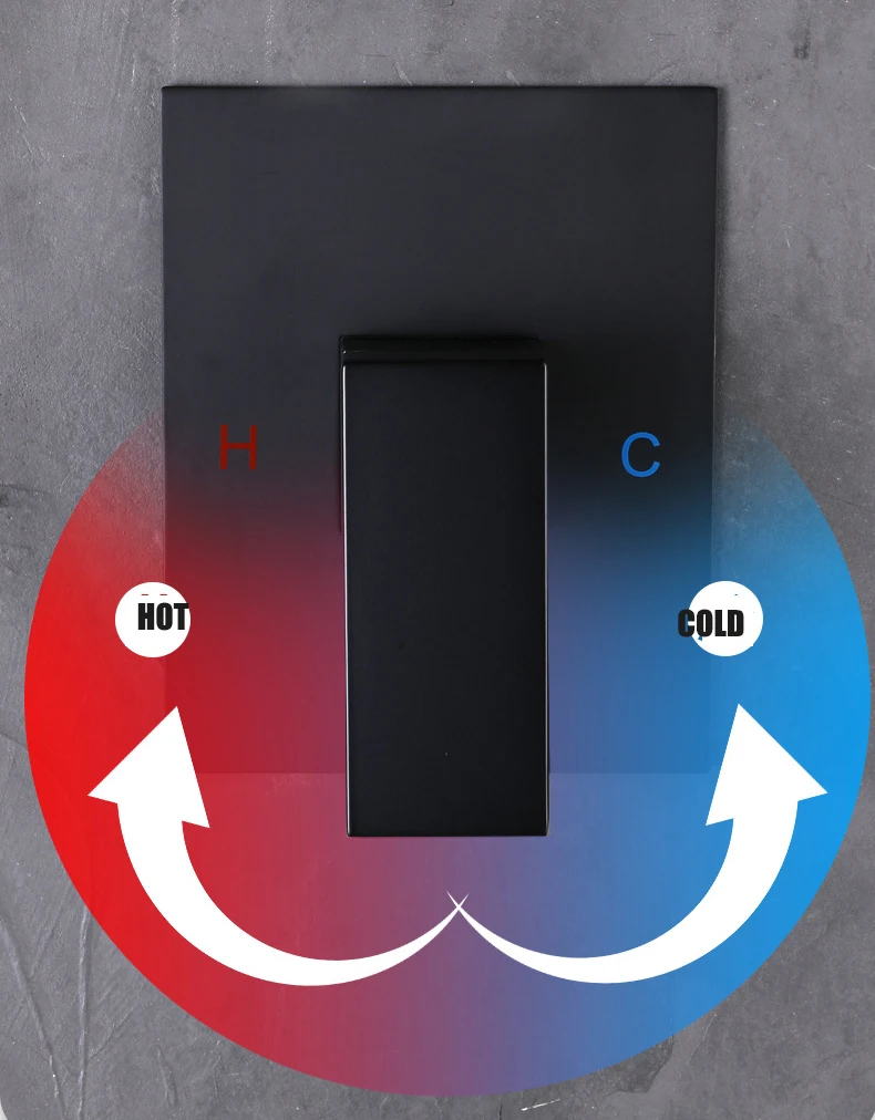 Black Shower Set Wall Mounted Shower Faucet Mixer 8,10,12 inch Rainfall Bathroom Shower Tap with Hand shower Rotate Bath Spout