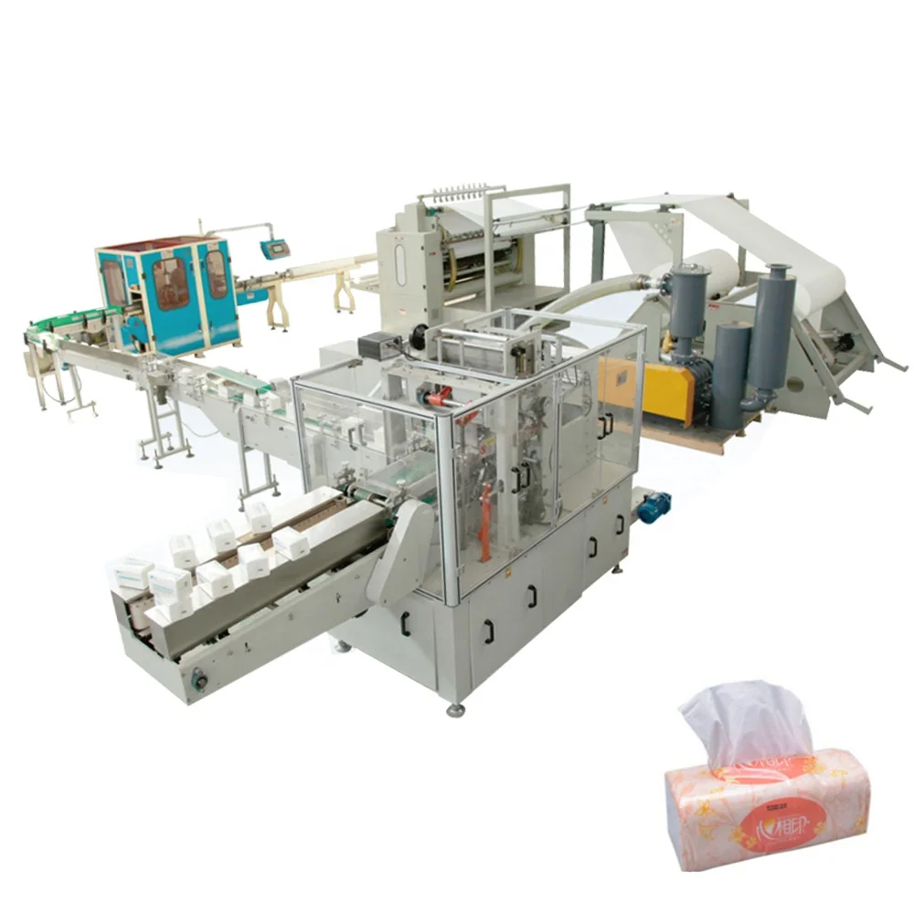 Full automatic High speed Facial Tissue Paper Machine Production Line