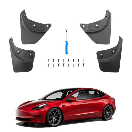 2021 2022 Tesla MODEL Y STANDARD ROCK GUARDS Mud flaps No drilling installation Other Exterior Accessories