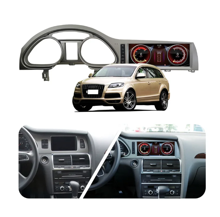 10.25' Audi Q7 Android Car GPS Navigation DVD Radio  carplay Multimedia Player Touch screen For Audi Q7 2005-2009