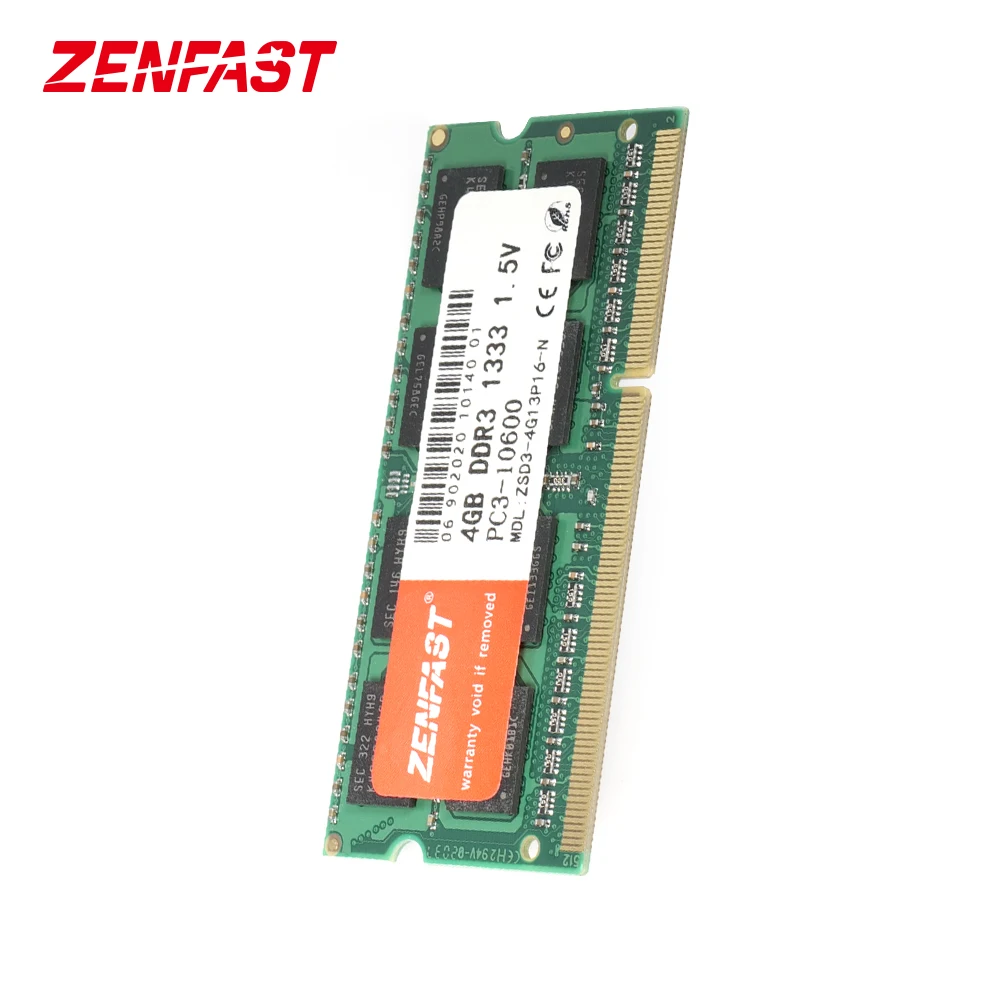 Zenfast Ram Laptop memoria Ddr3 4Gb 8Gb 1.35V 1333 1600Mhz Ddr3 Laptop Ram For Laptop Computer (1600508815237)