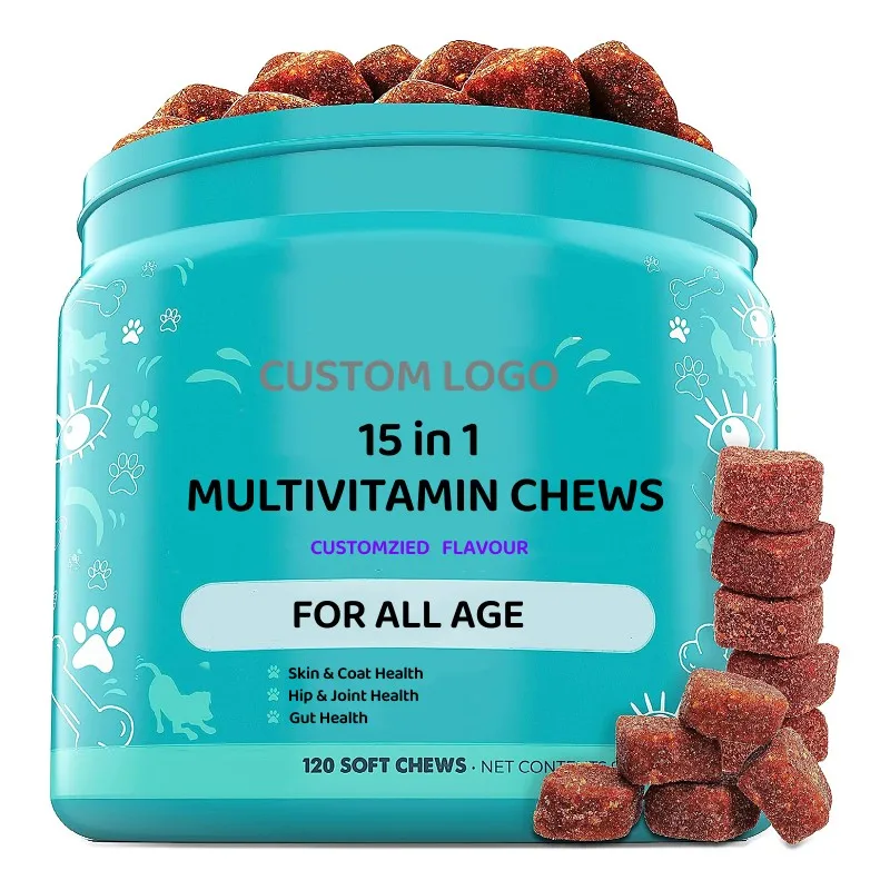 Pet Supplement Oem Odm Dog Multivitamin Animals Senior Overall Health Nutritional Vitamins