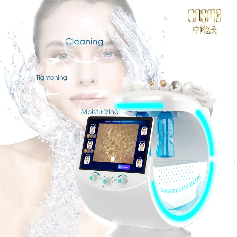 Scientific Facial Management System Golden RF Facial Skin Deep Cleaning Equipments