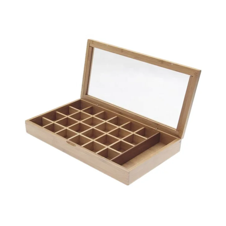 Natural Bamboo Nespresso Coffee Capsule Holder Box