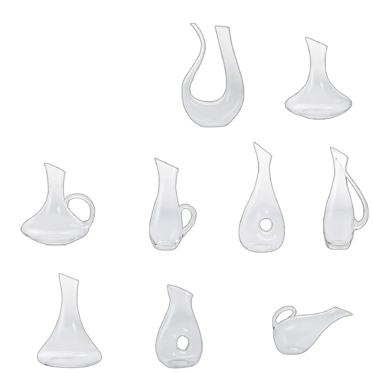 Factory Wholesale Many Models High Quality  Wine Decanter Glass,Hot Sale U Glass Decanter