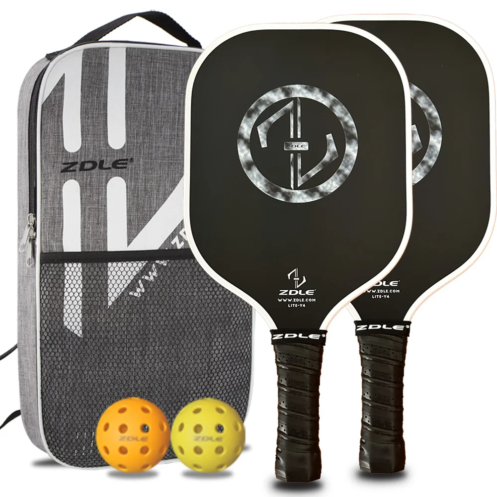 Fiberglass Face Polypropylene Nomex Honeycomb Core USAPA Approved Custom Manufacturers Pickleball Paddle With Grips