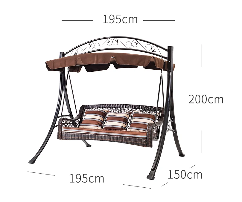 Уличная мебель, чехлы для качели на сиденья, садовая уличная качели-кровать, патио, спальня, качели-стул для балкона, забавное отдыха от солнца